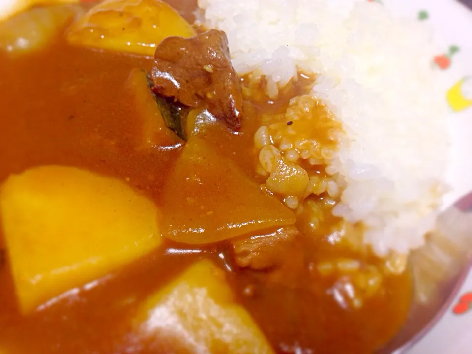 今日はステーキで贅沢にカレー♡|maipuさん