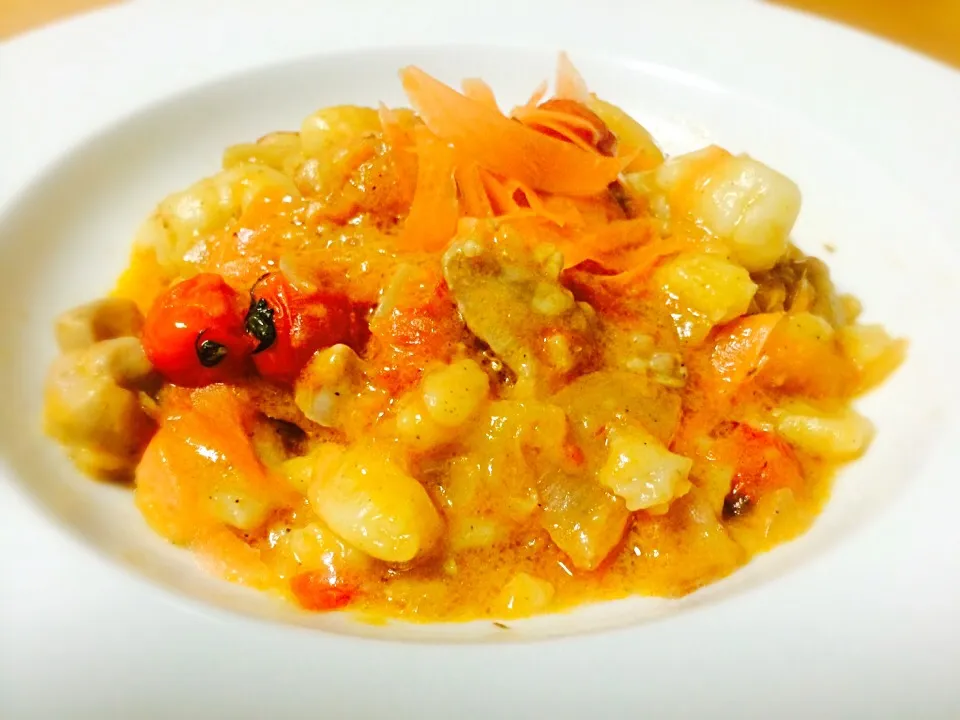 Chiken&tomato cream gnocchi|Masakiさん