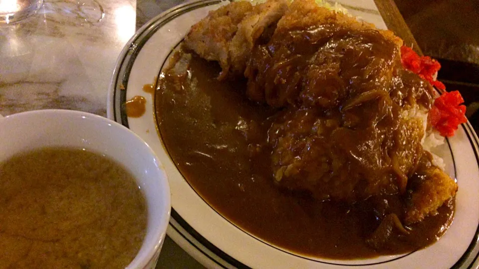 【日替ランチ】カツカレーを頂きました。|momongatomoさん