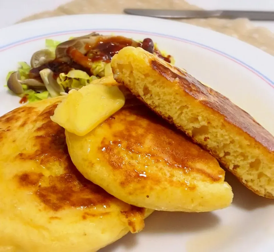 豆腐でふわもちホットケーキ|chocoさん