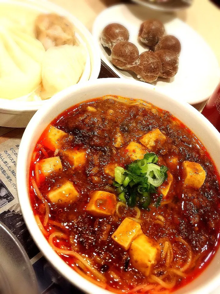 名古屋で食べたミスドの麻婆ラーメン|erisさん