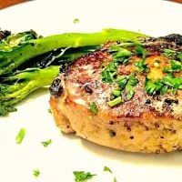 Whiskey miso pork chops with brocollini|Patricia Aさん