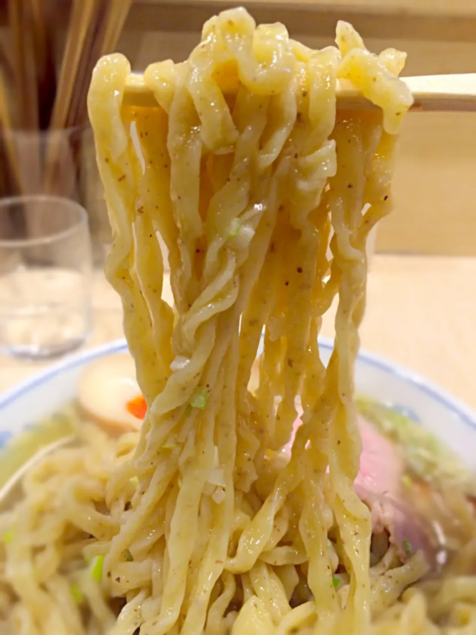 七彩の喜多方らーめんの麺|morimi32さん