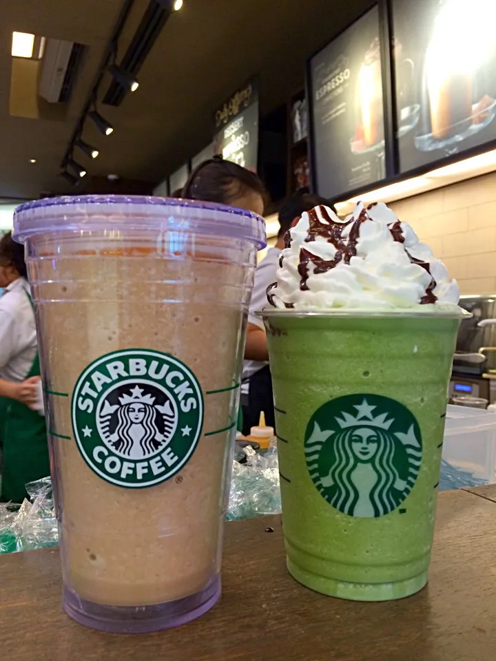 Caramel & Green Tea Frap|みいさん