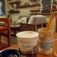 Latte made with Ethiopia Coffee Beans with Extra Shot of Espresso|Dan Joecelyn M. Limさん