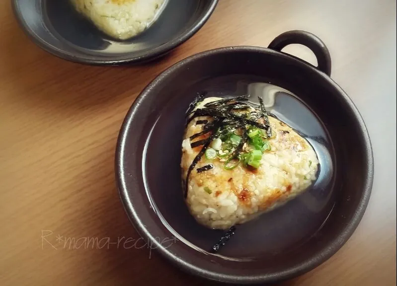 忙しくて寒い朝は、簡単にあんかけ焼きおにぎり~！あったまる~朝食(*´▽｀)ﾉ|ひかりママさん