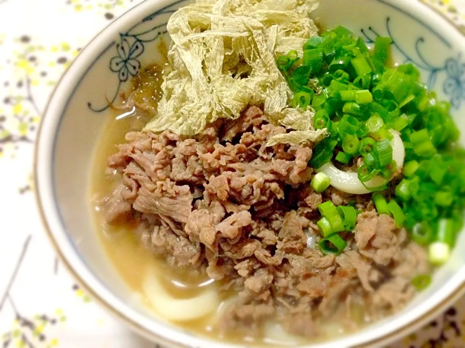 肉うどん♪は…甘めの味付けが好きです。|foochanさん