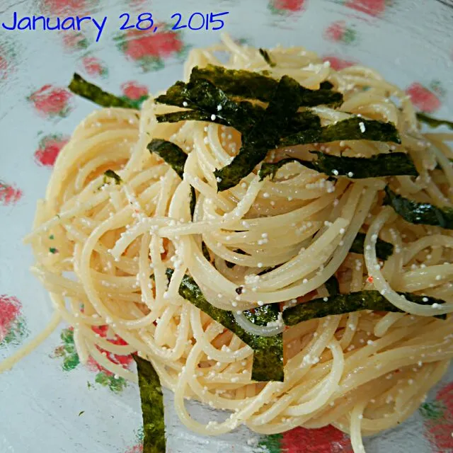 本日のランチ☀🍴 明太子パスタ🍝|♡tama♡さん