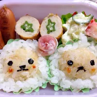 Snapdishの料理写真:ひーのお弁当 羊さん|natuhoさん