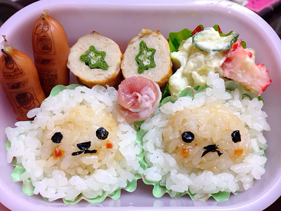 Snapdishの料理写真:ひーのお弁当 羊さん|natuhoさん