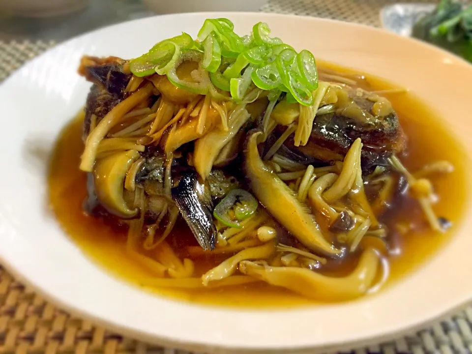 鯖の竜田揚げ キノコあんかけカレー風味|Katsuya Kudoさん