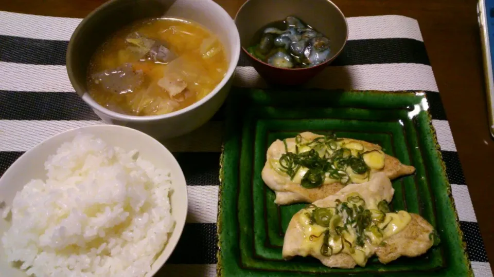 鶏ささみのマヨネーズ焼き|愛ペガさん