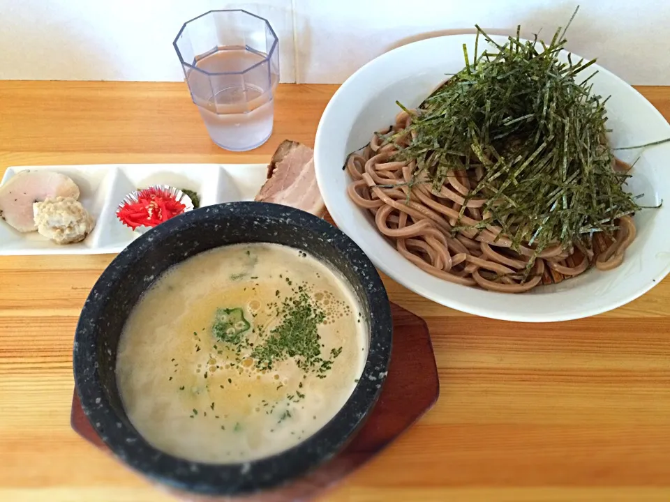 鶏塩つけ麺|まのさん