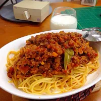 Snapdishの料理写真:野菜いっぱいボロネーゼ|Takashi1500さん