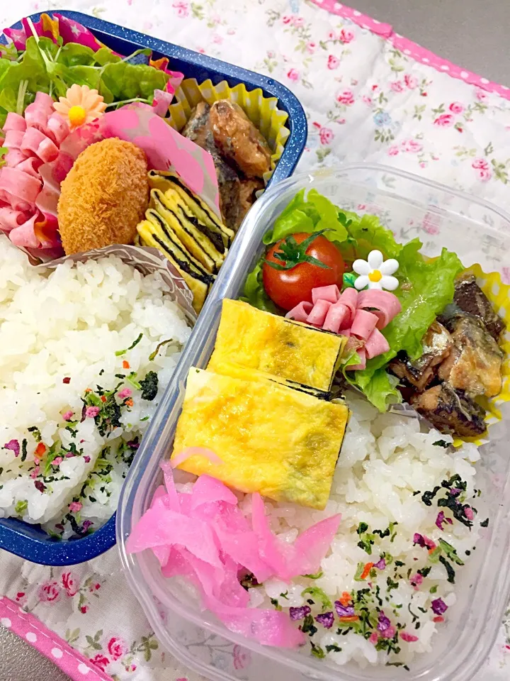 サンマの味噌煮缶詰のお弁当|くるみるくさん