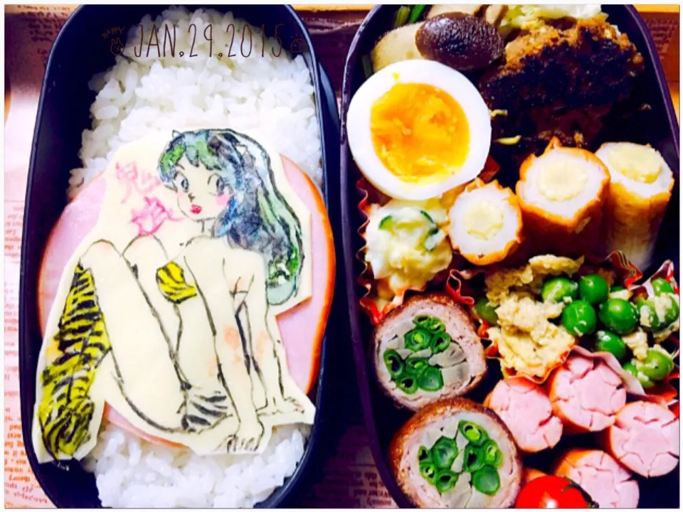 福は〜内、鬼は…ウチだっちゃ❤︎Lunch Box❤︎|Haz Haz ♡さん