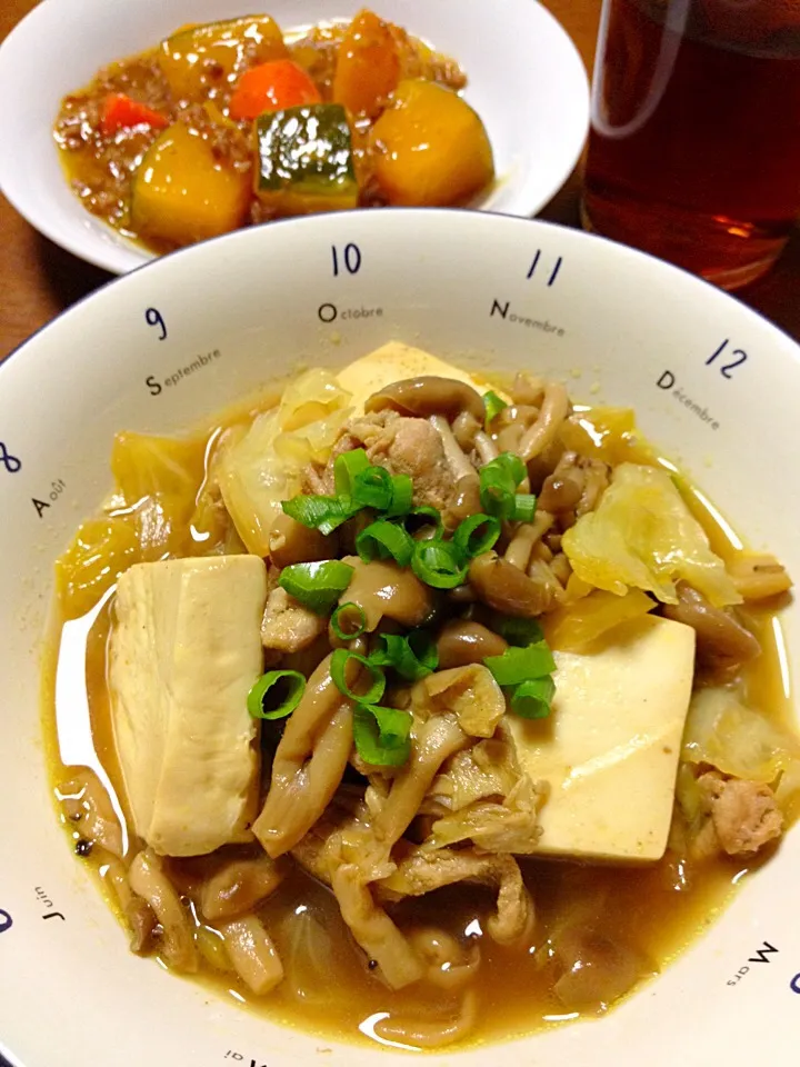 豆腐とキャベツのカレー煮|いちこさん