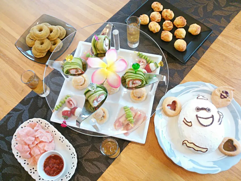 ウィスパーケーキ、ベーコンチーズシュー、さつまいも🍠焼きドーナッツ🍩|みうのすけさん