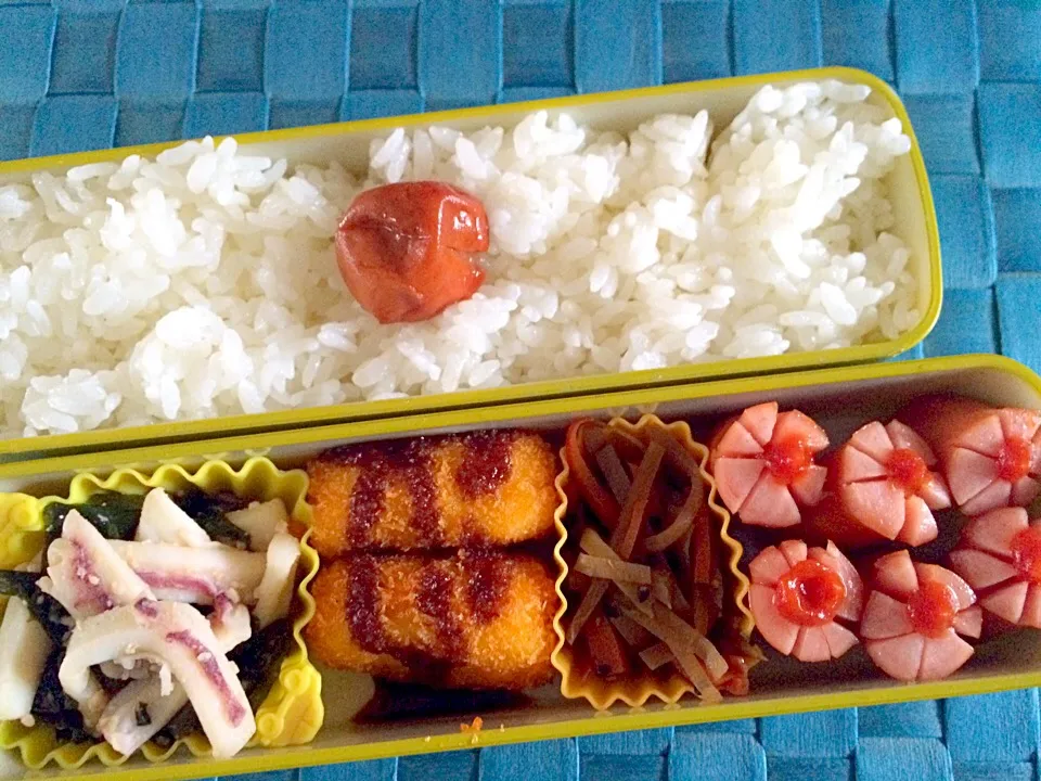 Snapdishの料理写真:2015.1.29  旦那お弁当(*^^*)|sayakyameさん