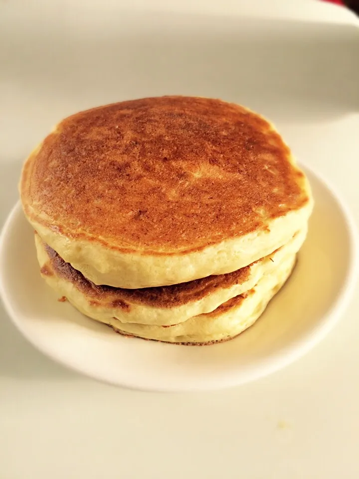 豆腐でふわふわ〜もちもち〜なホットケーキ♡|あおいさん