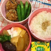 ✏︎塾弁 豚団子のすき焼き煮弁当|hanamanmaさん