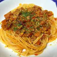 My very own spicy bolognese pasta|Jobelle Yamaguchiさん