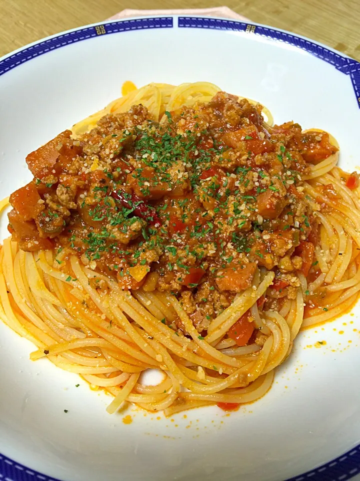 My very own spicy bolognese pasta|Jobelle Yamaguchiさん