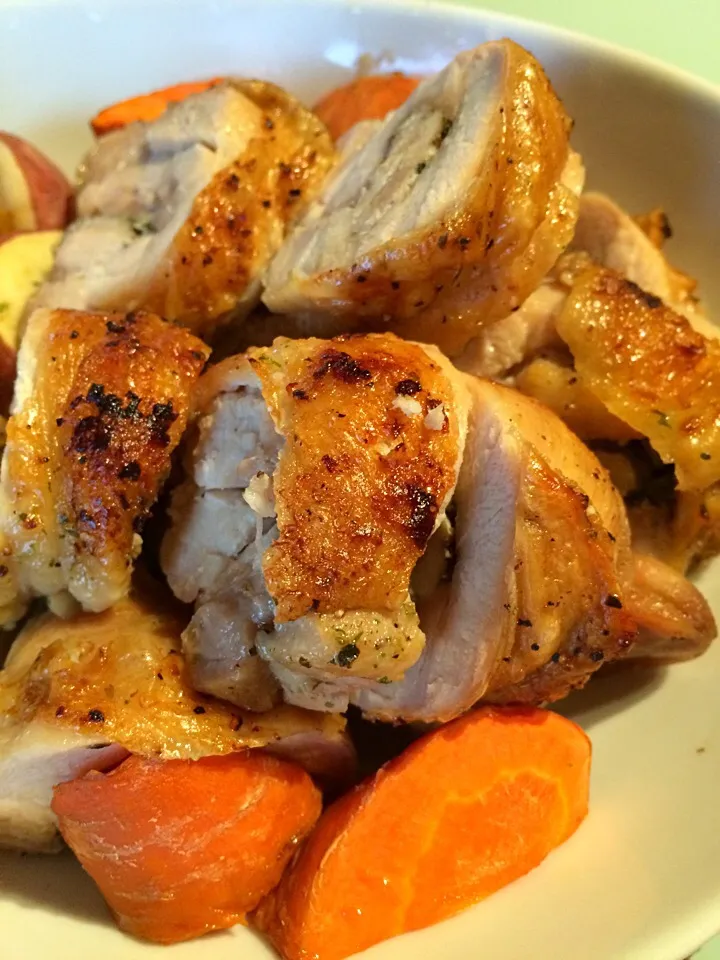 Roast rolled herb chicken... December 2014|Nigel Nakadaさん