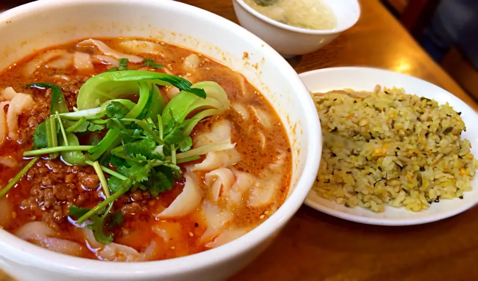 担々麺＋半焼飯|toshi,I🍴さん