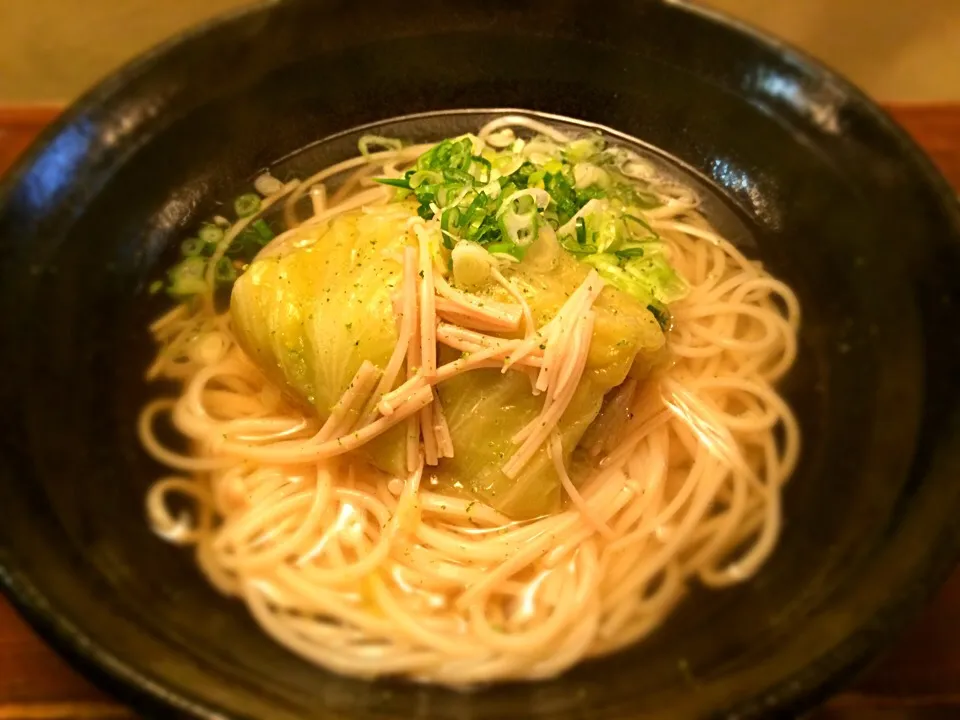 ロールキャベツ温めん2|半田手延べそうめんの店 阿波や壱兆さん