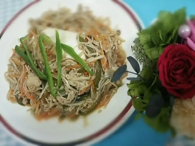 野菜たっぷり豆腐ステーキ|よっしー(=^ェ^=)さん