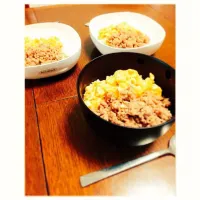 Snapdishの料理写真:二色丼♪|chiaki◡̈*✧さん