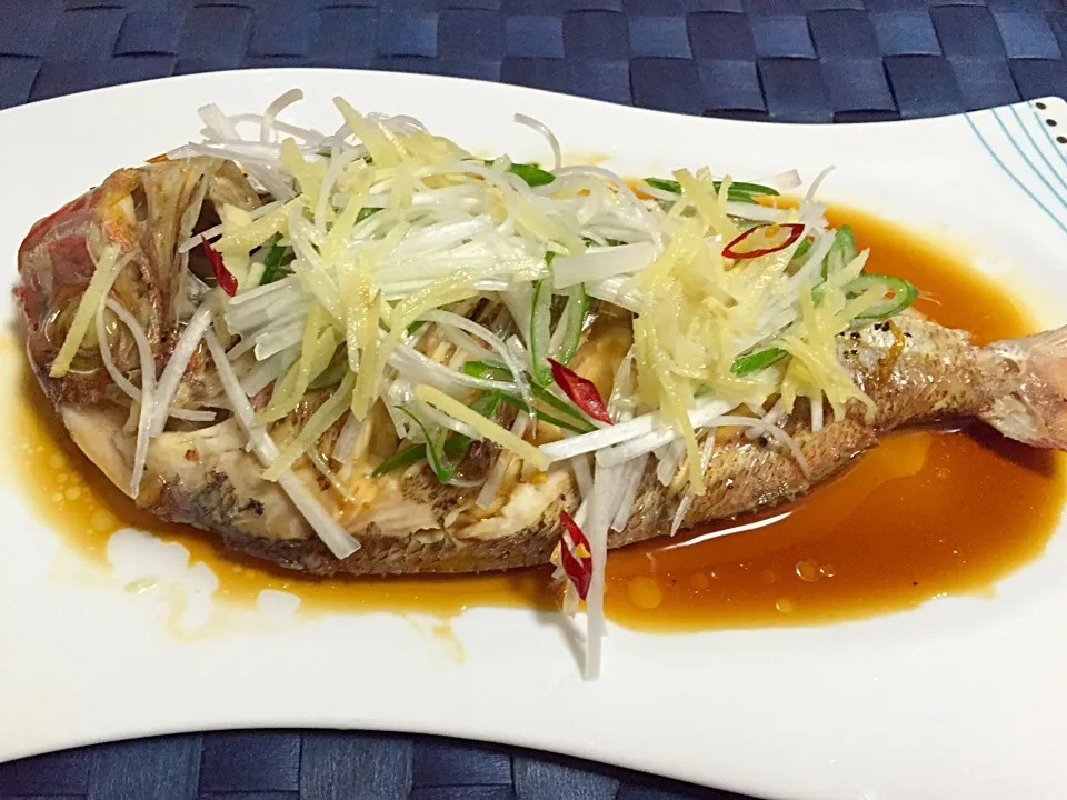 Chinese style steam fish|ghiroさん