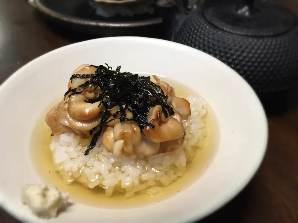 付焼き白子の出汁かけ茶漬け|信澤太さん