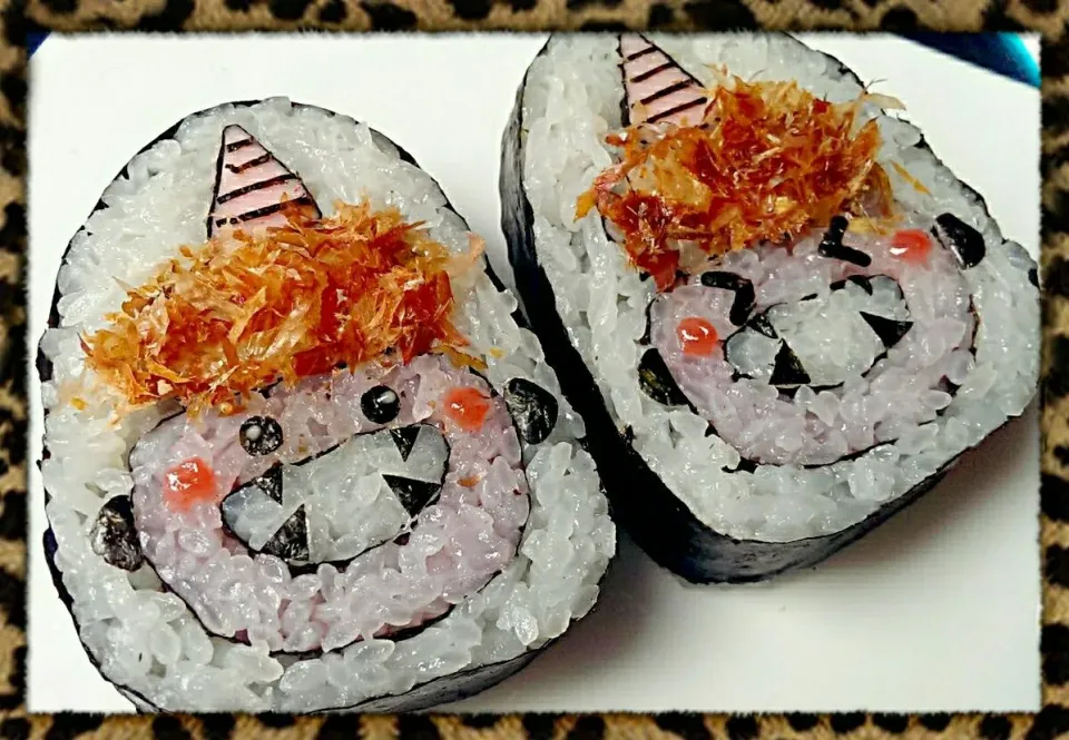 👹節分巻寿司👹
👹Japanese Ogre Sushi Lunch👹 キャラ寿司|The Reinhartsさん