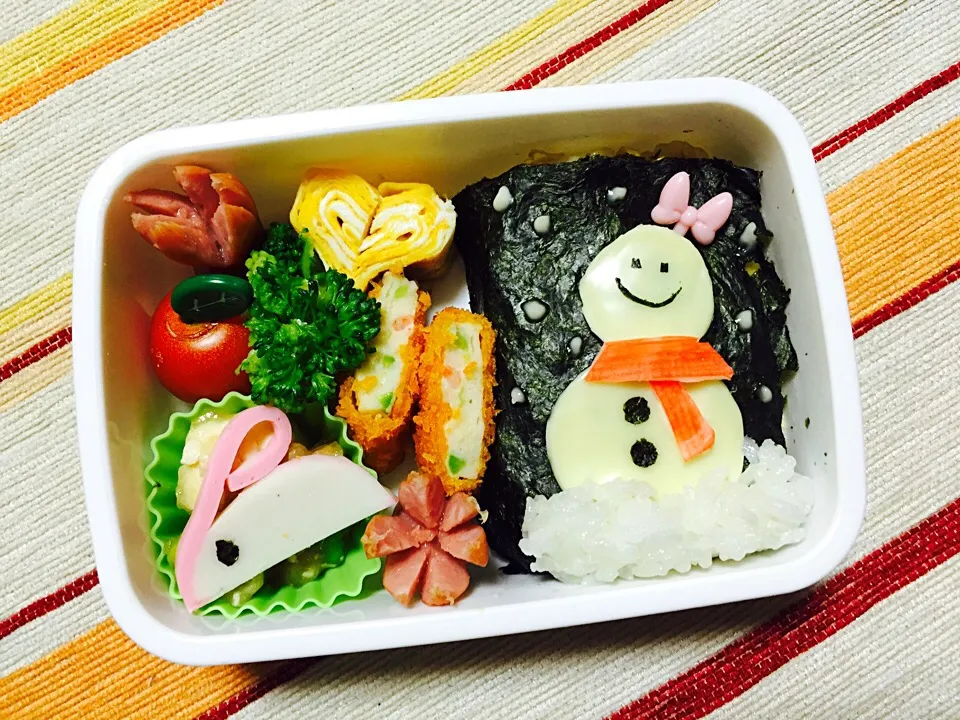 雪だるま弁当|tomapiさん