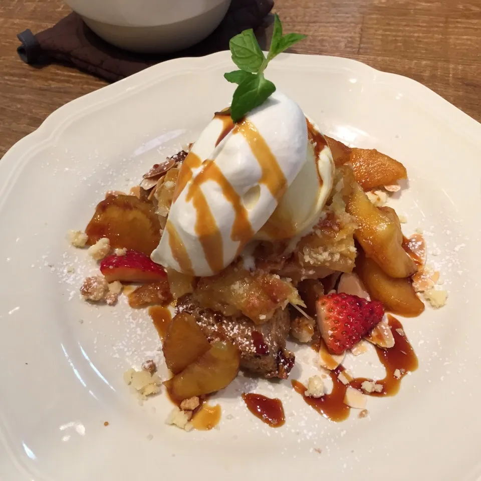 Apple Pie French Toast|お家でbar!さん