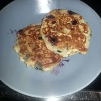 homemade blueberry pancake