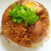 Snapdishの料理写真:nasi tim ayam (steamed chicken rice)|dian mastisatyaさん