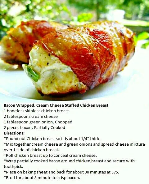 Bacon Wrapped Cream Cheese Stuffed #Chicken Breast #Meat/Poultry #Dinner #Lunch #Main dish 👄 😋 👄|Alisha GodsglamGirl Matthewsさん