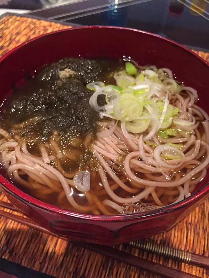 朝食 掛け蕎麦 おぼろ昆布入り|maroさん