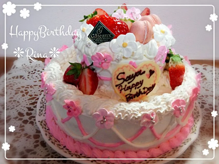 Snapdishの料理写真:❈姪っ子Chan Birthdaycake❈|Rinaさん