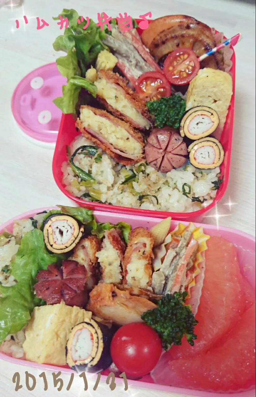 姉妹のお弁当🎵|Naoさん