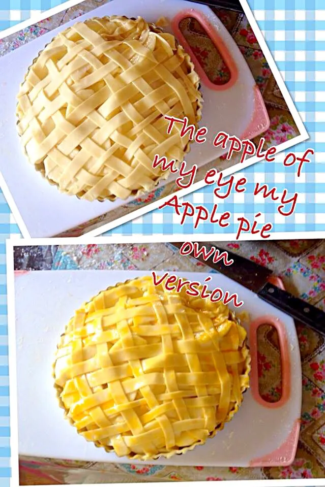 Snapdishの料理写真:Apple pie for the Apple of your eye this season lots of Apple around the corner why not make some pie instead of eating it fresh all the time ☕️ for coffee  and|Babyluv Cabrera Ocampoさん