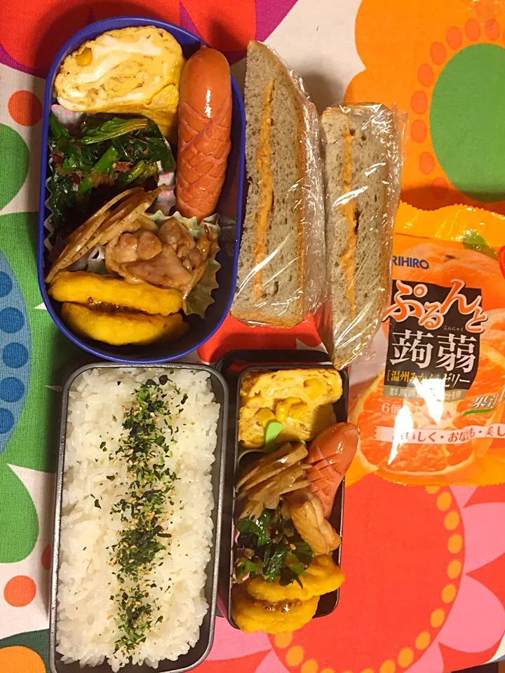 Snapdishの料理写真:県大会応援お弁当♡|さくたえさん