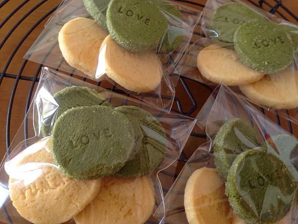 Matcha and vanilla cookies :)|mさん