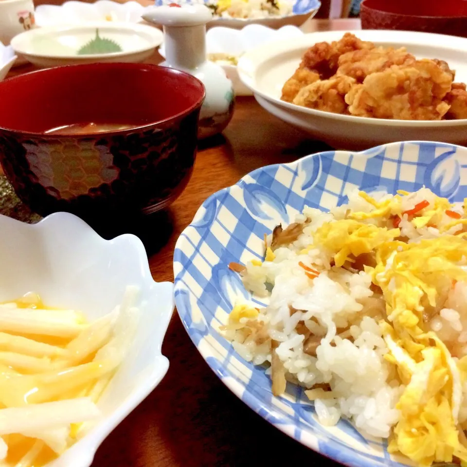 昨夜の実家ご飯🍚🍚|かずみさん