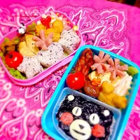 Snapdishの料理写真:くまモン弁当|yun♡*さん