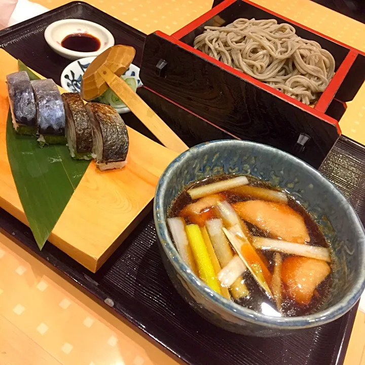 鯖の棒鮨と鳥ゴボウせいろ|みつなち☆さん