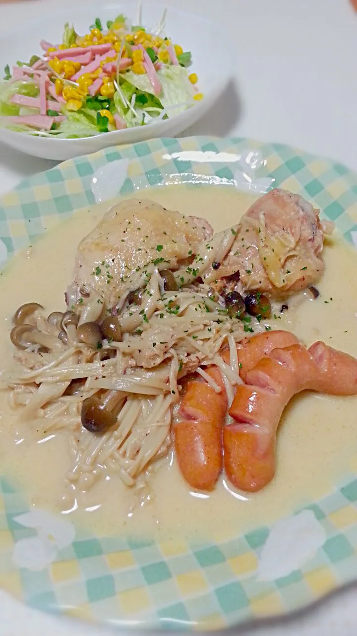 鶏肉のクリーム煮|じょうさん